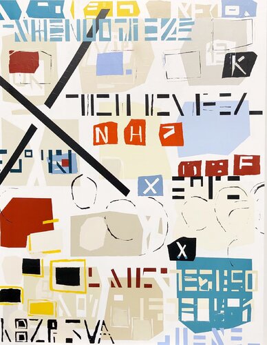 Abstraction 12-19 by Nadine Hardy, Painting for Sale on Select