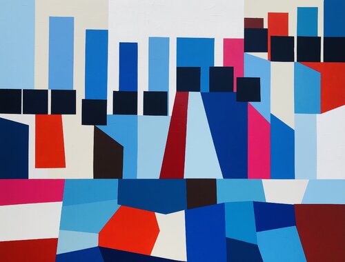 La Cène II by Nadine Hardy, Painting for Sale on Select