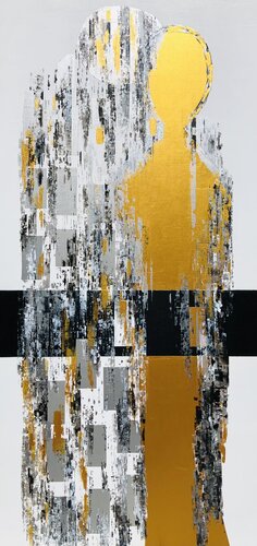 Présence 4-21 by Nadine Hardy, Painting for Sale on Select