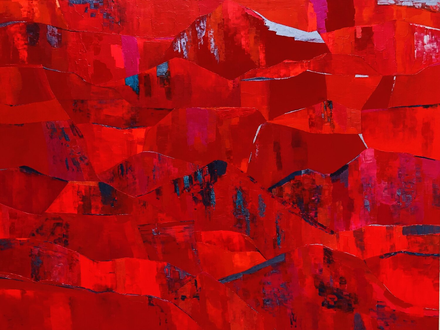 Rouge I-23 Nadine Hardy Original painting for sale