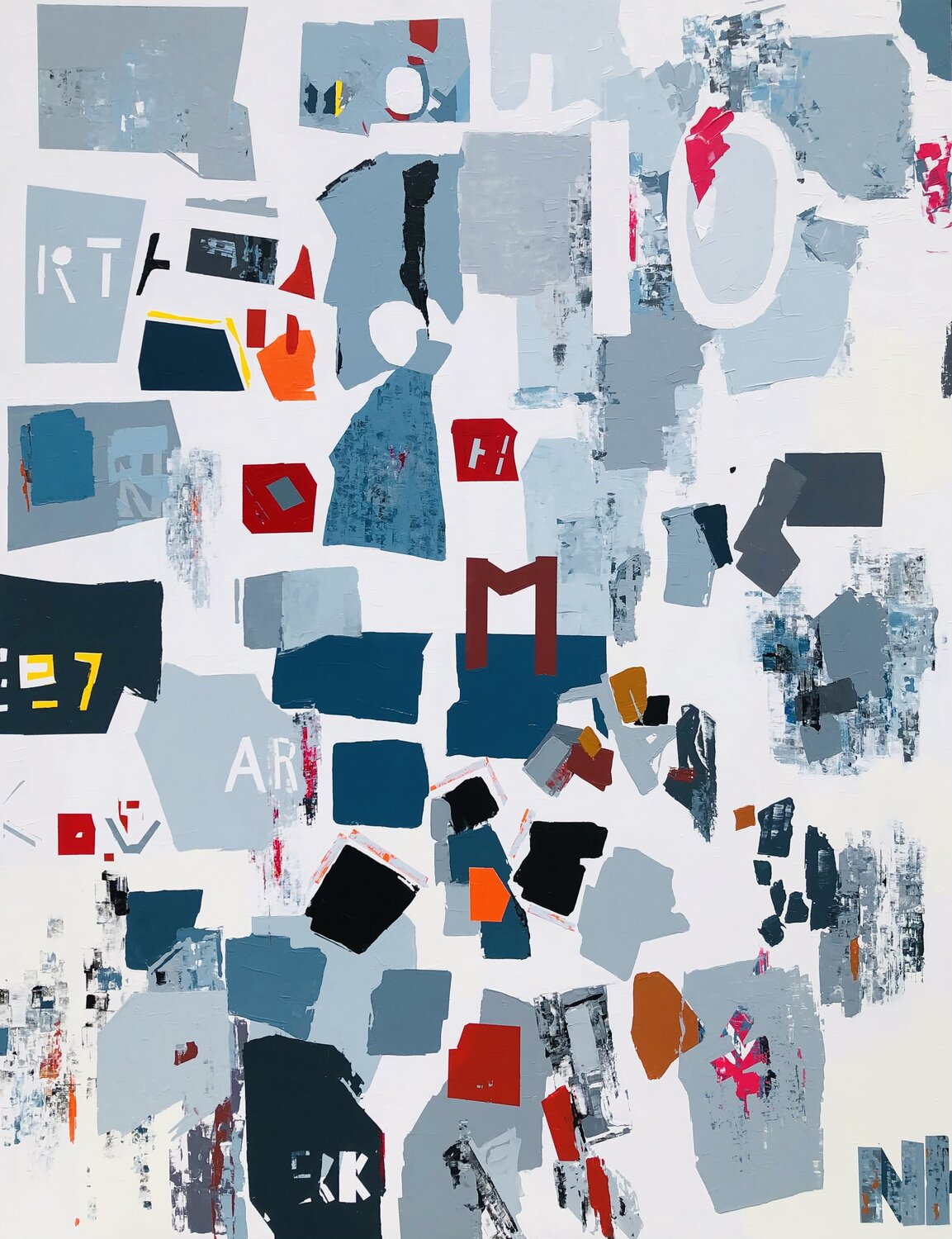 Abstraction 10-19 Nadine Hardy Original painting for sale