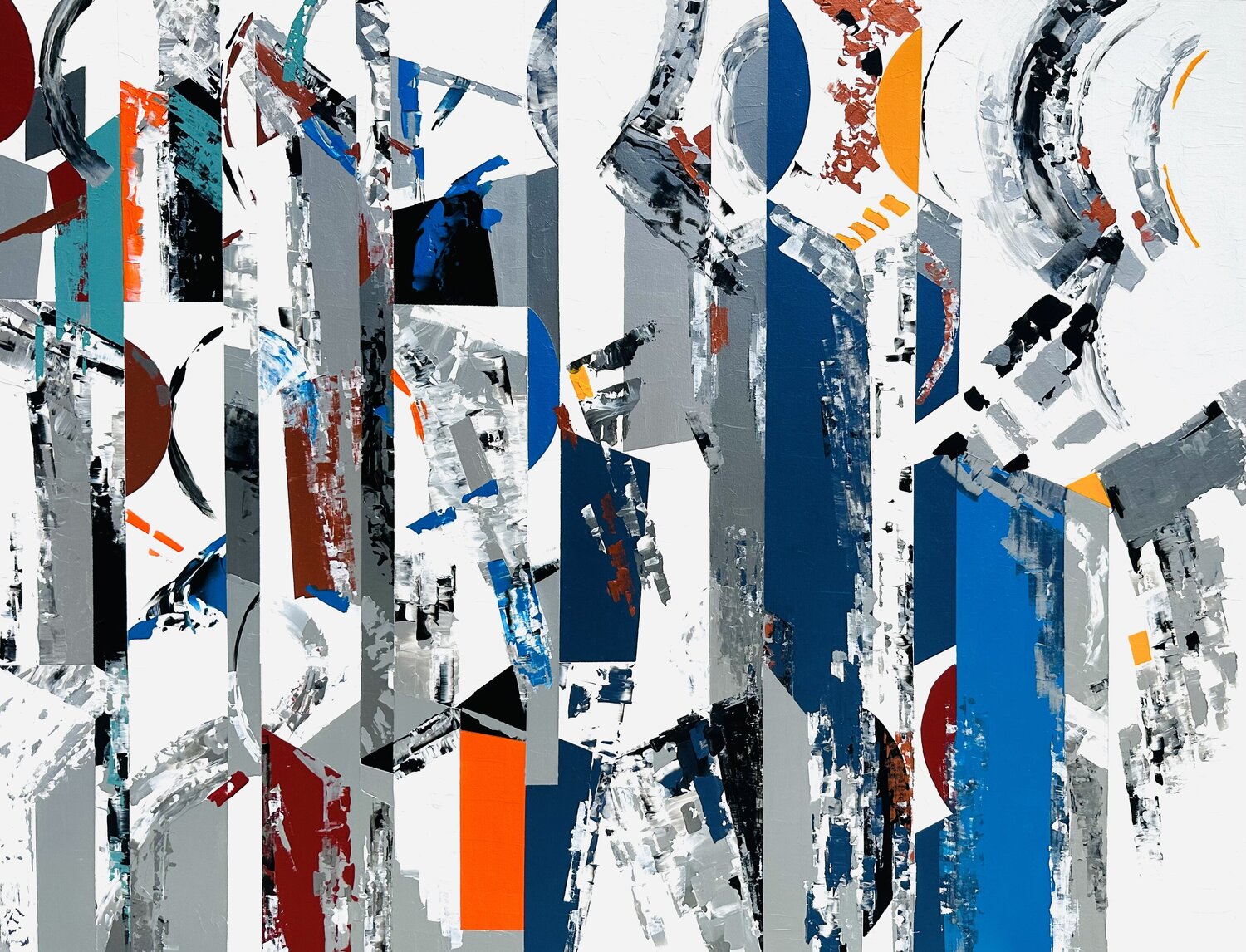 Évolution lumineuse Nadine Hardy Original painting for sale