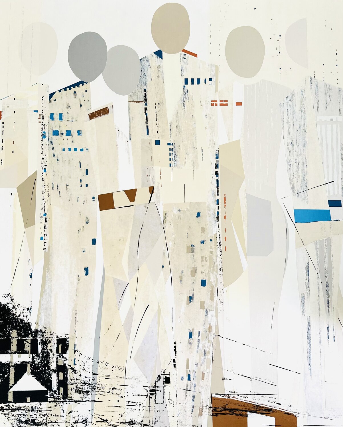Présence 25 Nadine Hardy Original painting for sale