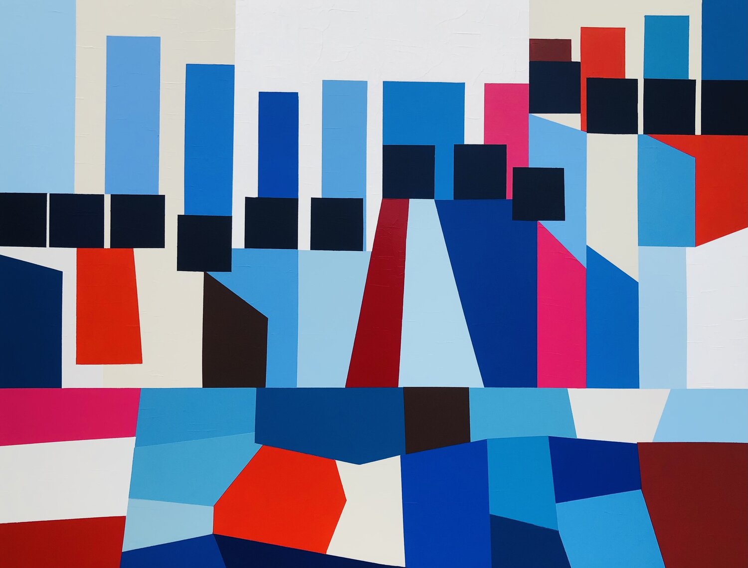 La Cène II Nadine Hardy Original painting for sale