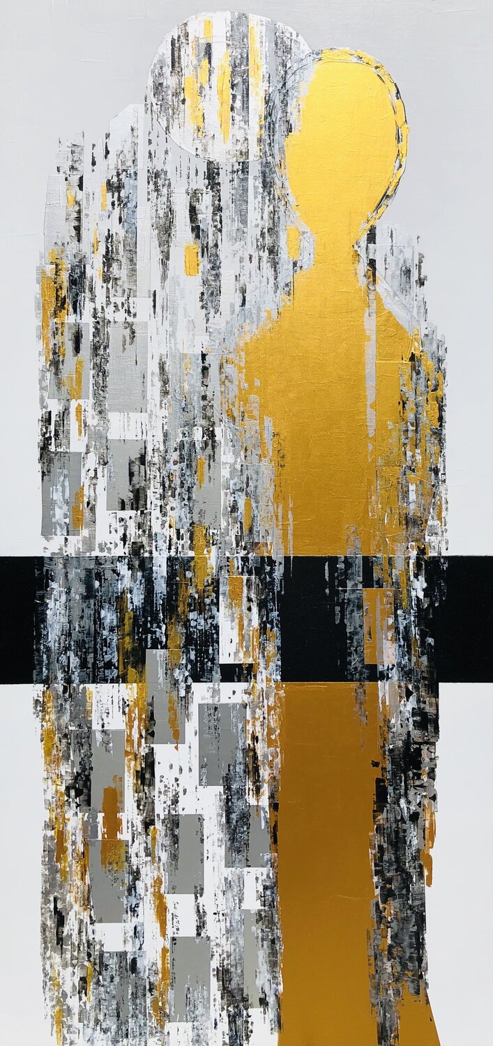 Présence 4-21 Nadine Hardy Original painting for sale