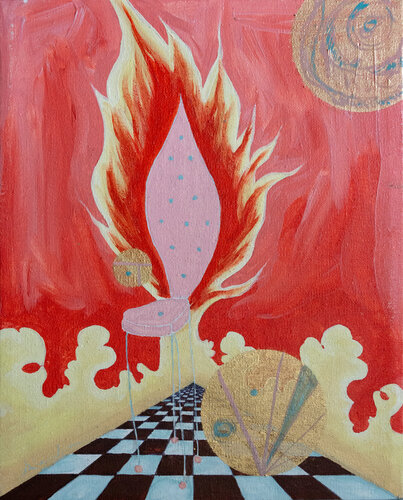 Milkshake by Alexia López Sosa, Painting for Sale on Select