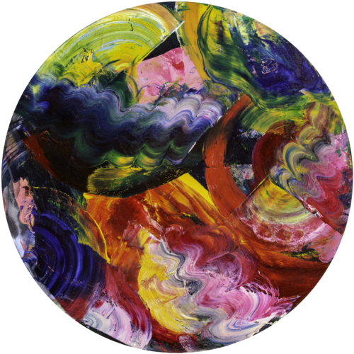 Light refracted by happy flowers & transformed into the full spectrum of colors. by Alexia López Sosa, Painting for Sale on Select