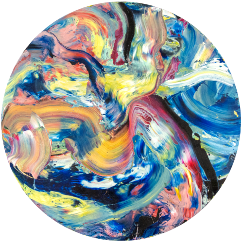 Chromatic dream [Bluetopia] by Alexia López Sosa, Painting for Sale on Select