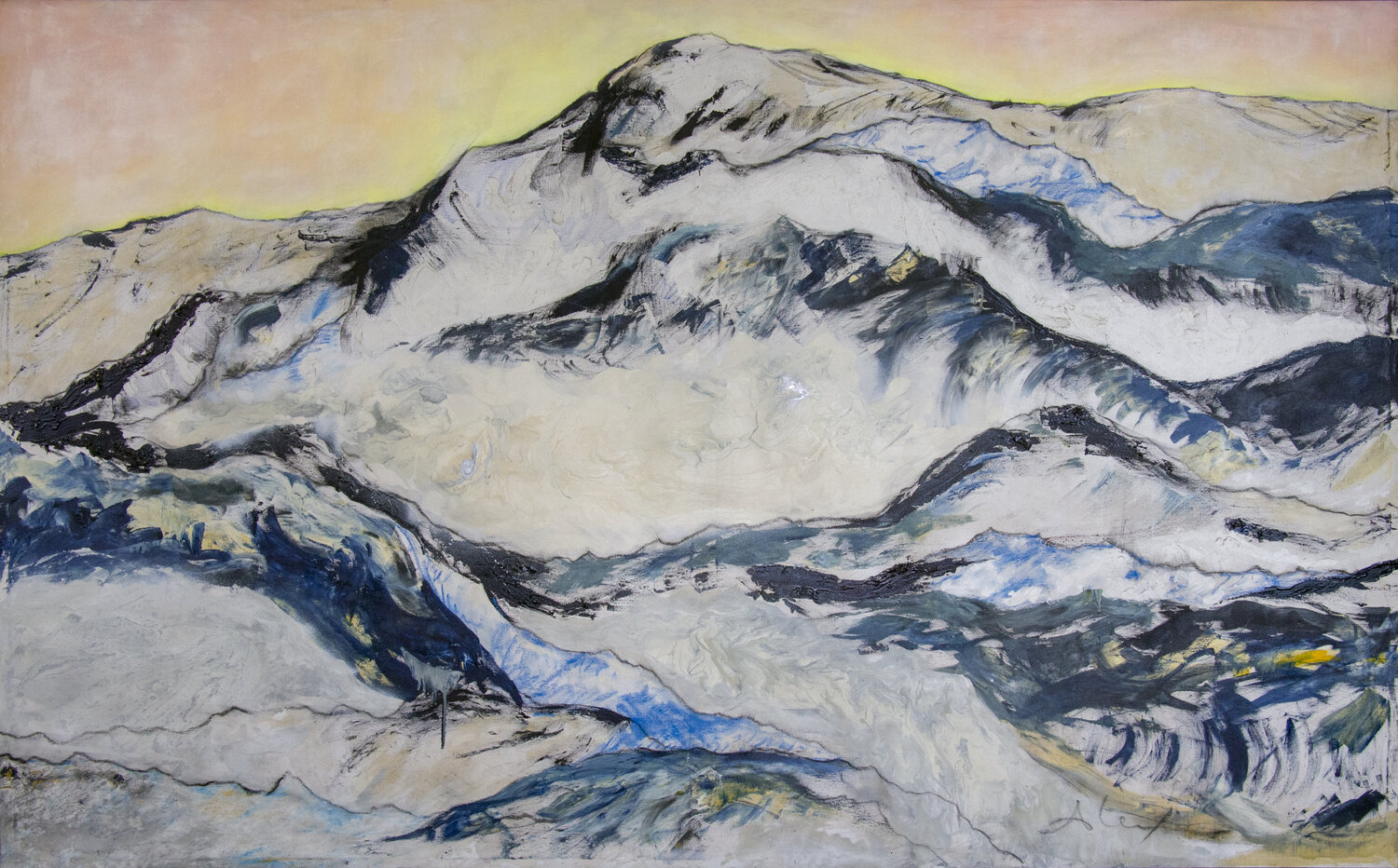 Winter waves Alexia López Sosa Original painting for sale