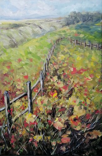 PASTURES by Emilia Milcheva, Painting for Sale on Select