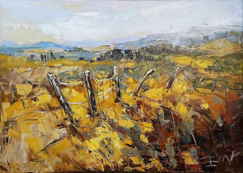 FRUITFUL LAND by Emilia Milcheva, Painting for Sale on Select