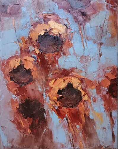 HESITATIONS by Emilia Milcheva, Painting for Sale on Select