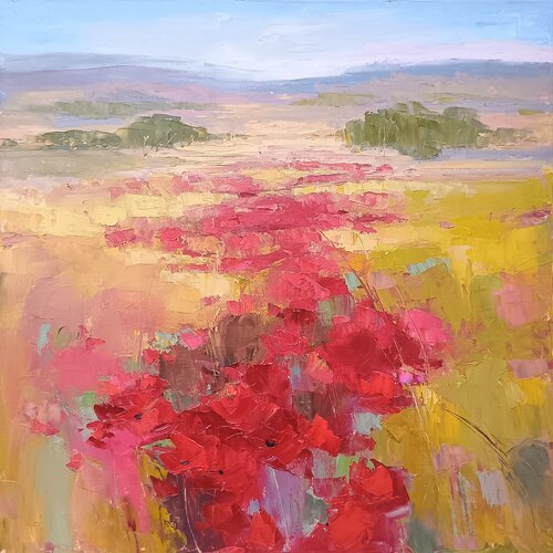 THE WARMTH OF EVERY TOMORROW by Emilia Milcheva, Painting for Sale on Select