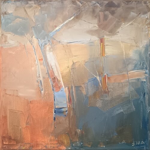 Trees on a journey by Emilia Milcheva, Painting for Sale on Select
