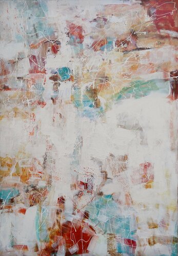 BRIGHT DAY IN TOWN by Emilia Milcheva, Painting for Sale on Select