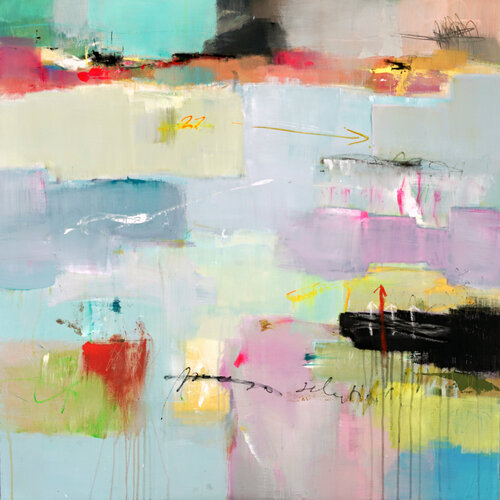 Inverti cuadrado V3 by Bruno Vázquez, Painting for Sale on Select