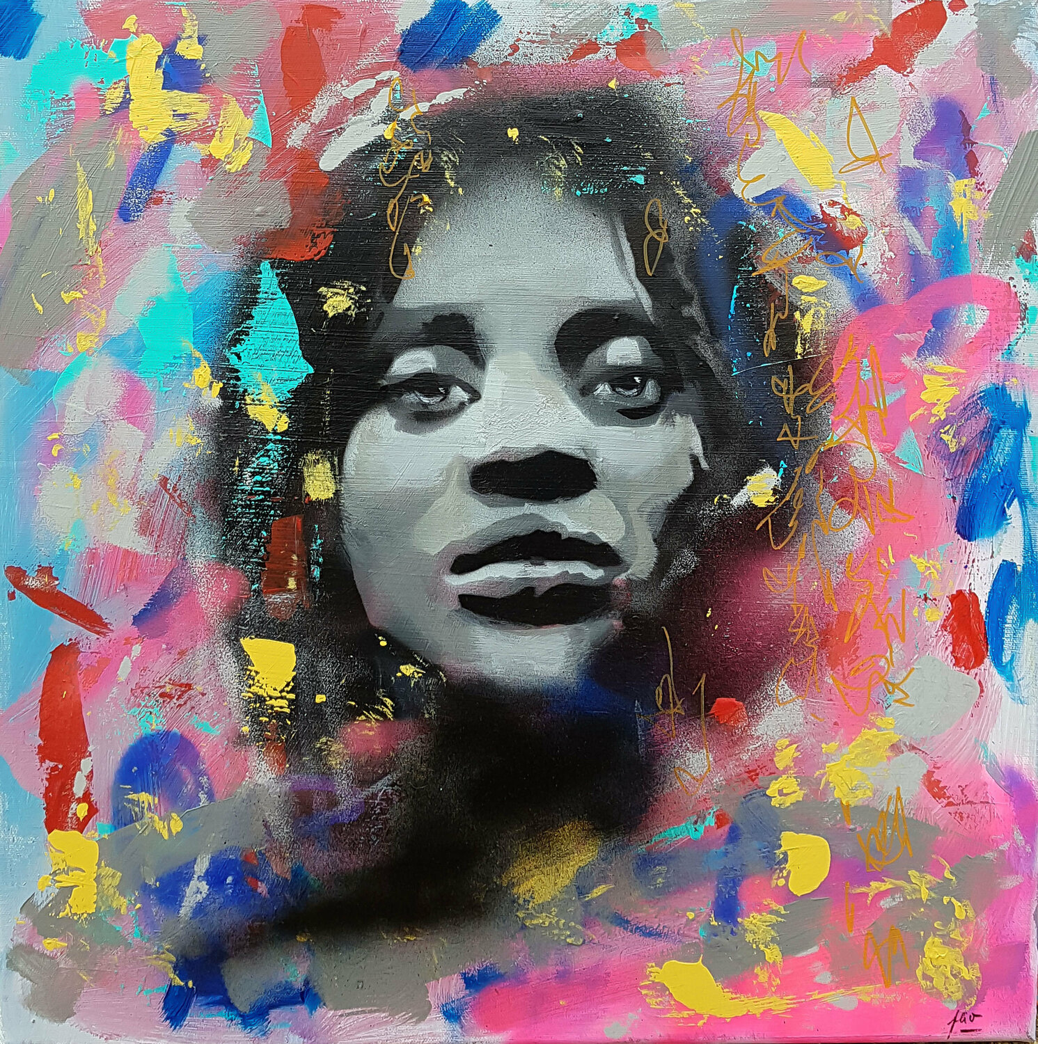 Asah Peïo Original painting for sale