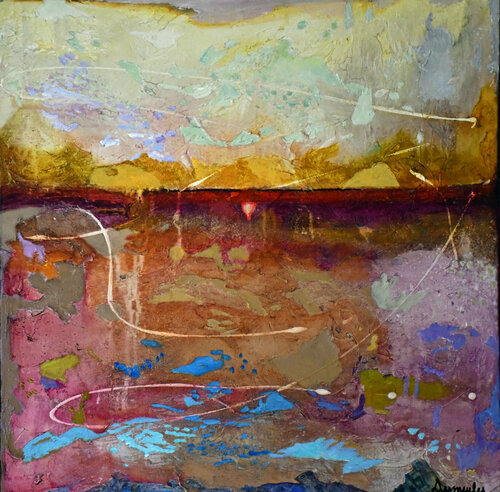 A la pêche by Dominique Desmeules, Painting for Sale on Select