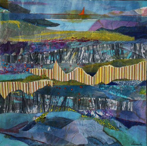 Les méandres by Dominique Desmeules, Painting for Sale on Select