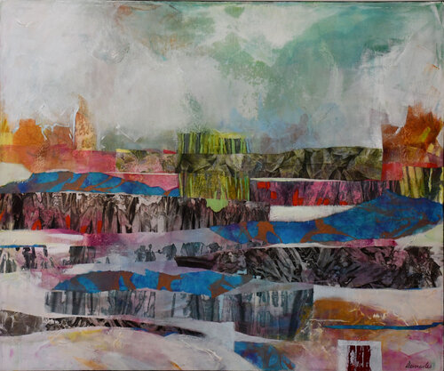 Soupçon urbain by Dominique Desmeules, Painting for Sale on Select