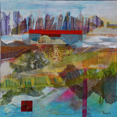 Au seuil des songes bleus by Dominique Desmeules, Painting for Sale on Select