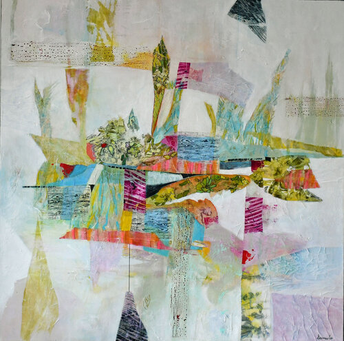 Sur un fil by Dominique Desmeules, Painting for Sale on Select