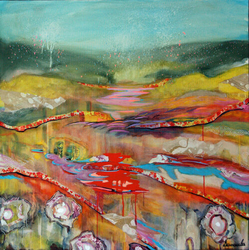 Brouillard à l'horizon by Dominique Desmeules, Painting for Sale on Select