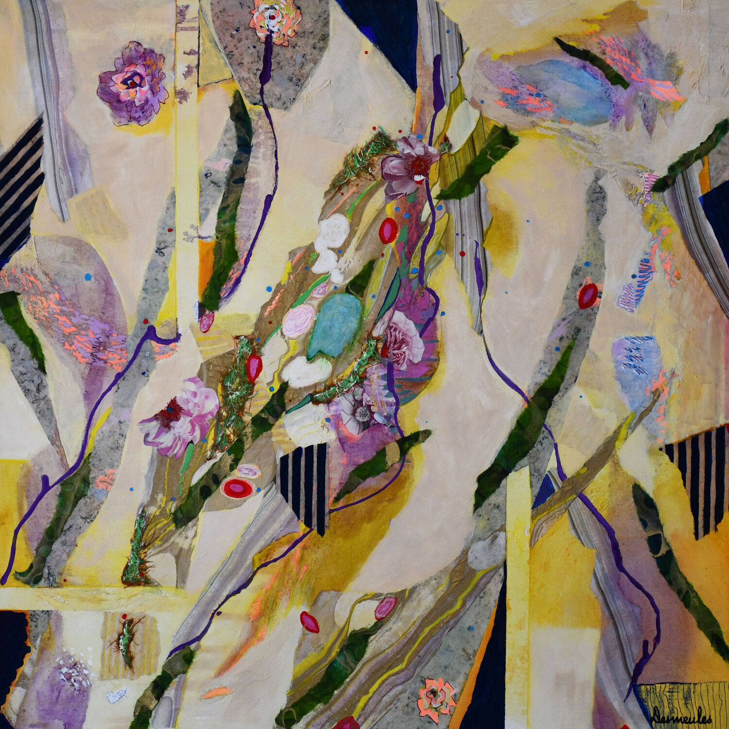 Vent d'été Dominique Desmeules Original painting for sale