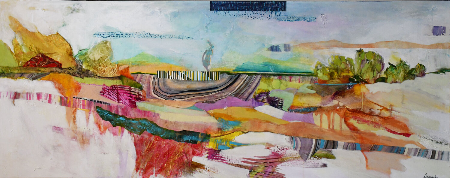 Sur un air d'aller Dominique Desmeules Original painting for sale
