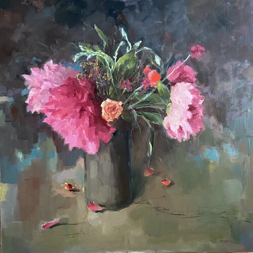 Bouquet de Gégé by Géraldine Morales, Painting for Sale on Select