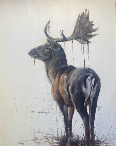 Daim by Géraldine Morales, Painting for Sale on Select