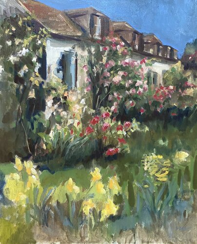 Jardin Bressault by Géraldine Morales, Painting for Sale on Select