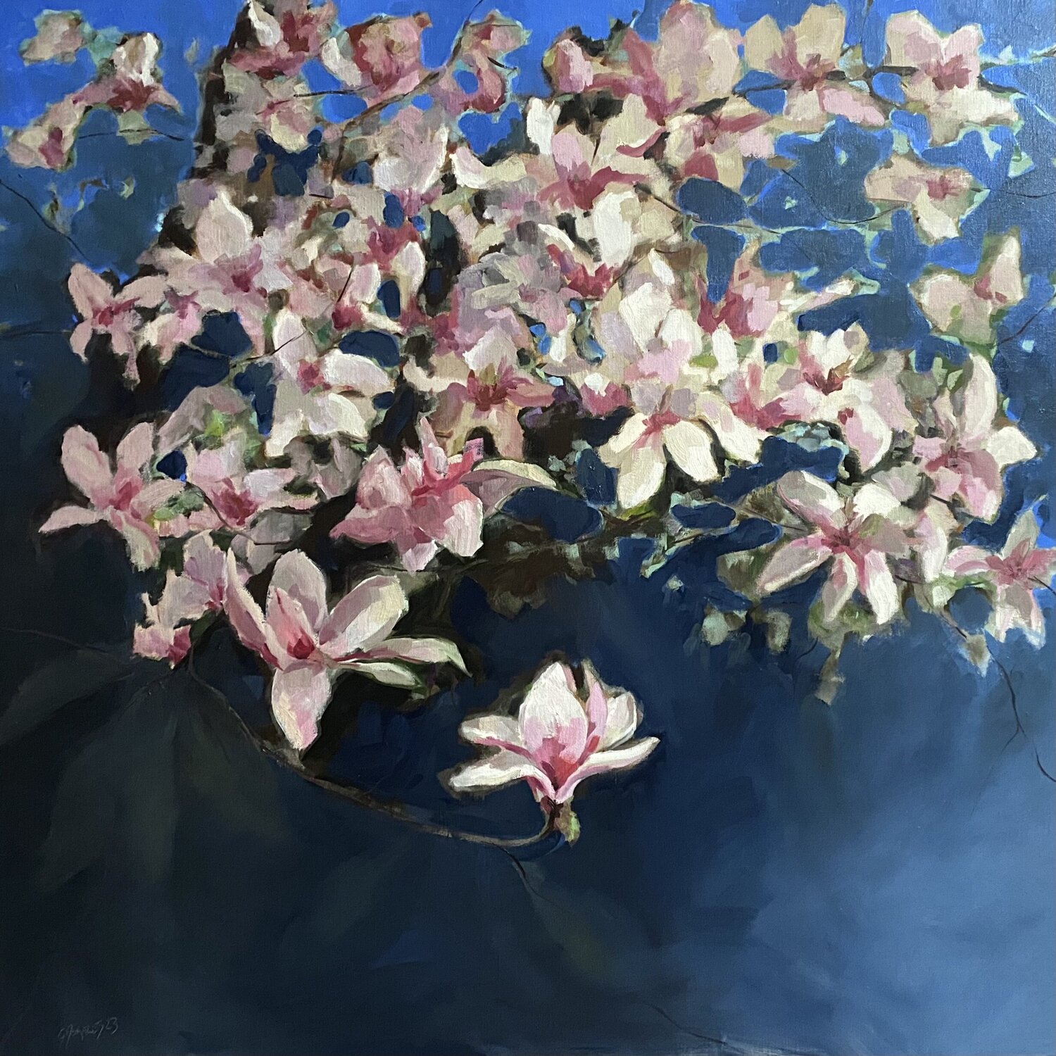 Magnolia Géraldine Morales Original painting for sale