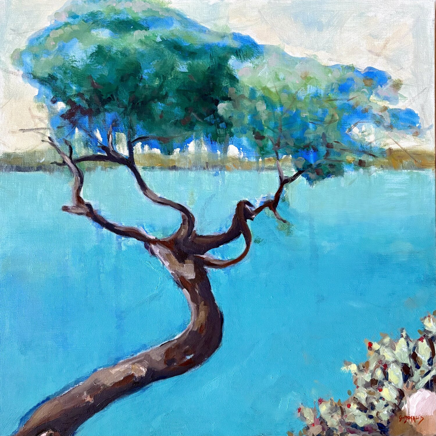 On dirait le sud 6 Géraldine Morales Original painting for sale