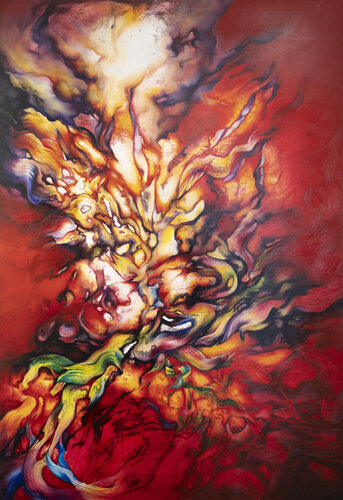 Rage by Marjan Fahimi, Painting for Sale on Select