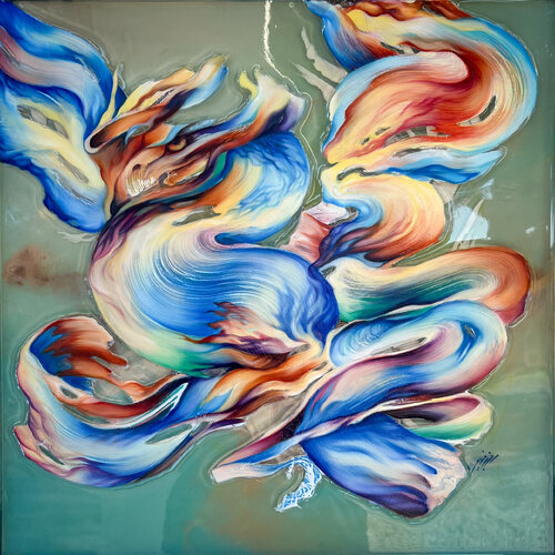 Simurg 1 by Marjan Fahimi, Painting for Sale on Select