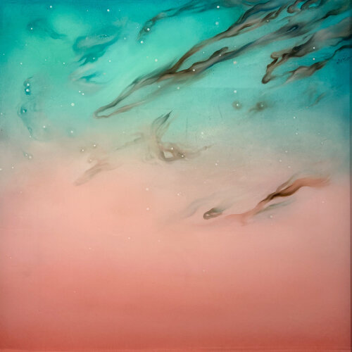 Shooting Stars by Marjan Fahimi, Painting for Sale on Select