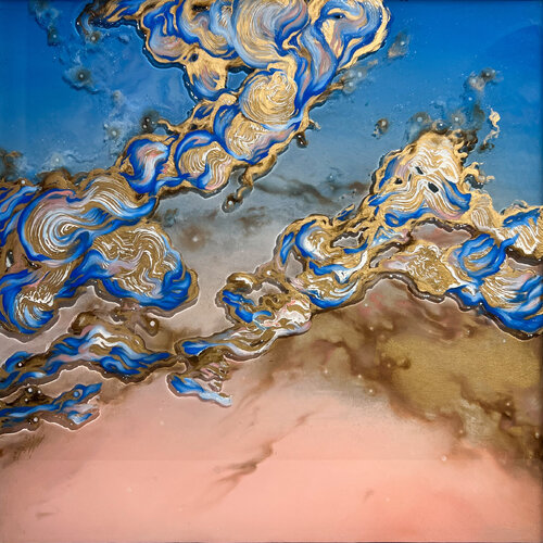 Blu di Persia by Marjan Fahimi, Painting for Sale on Select