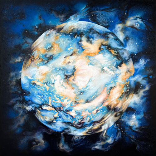 Lunatic by Marjan Fahimi, Painting for Sale on Select