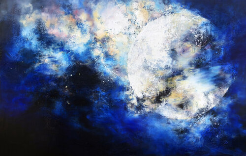 MOONDUST by Marjan Fahimi, Painting for Sale on Select