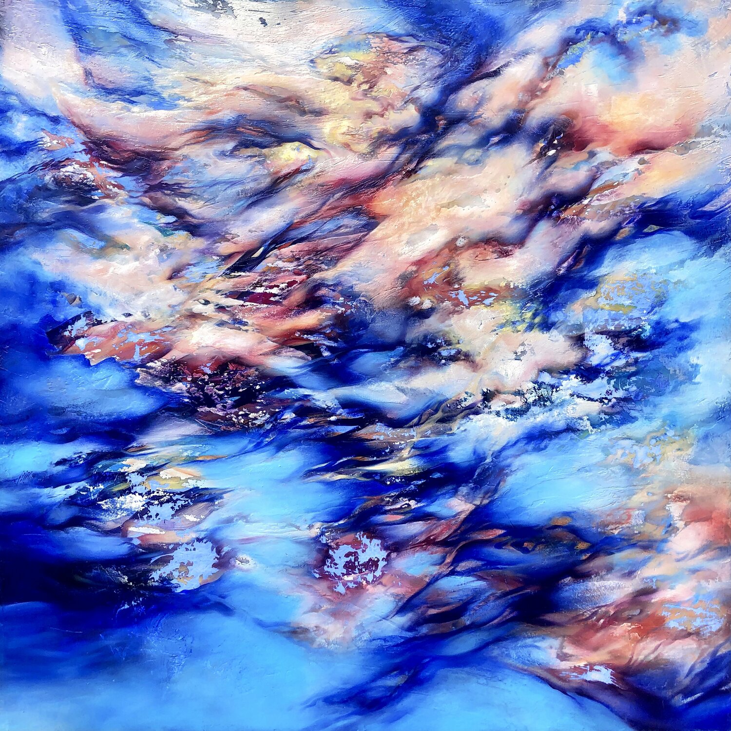 Seasons Marjan Fahimi Original painting for sale