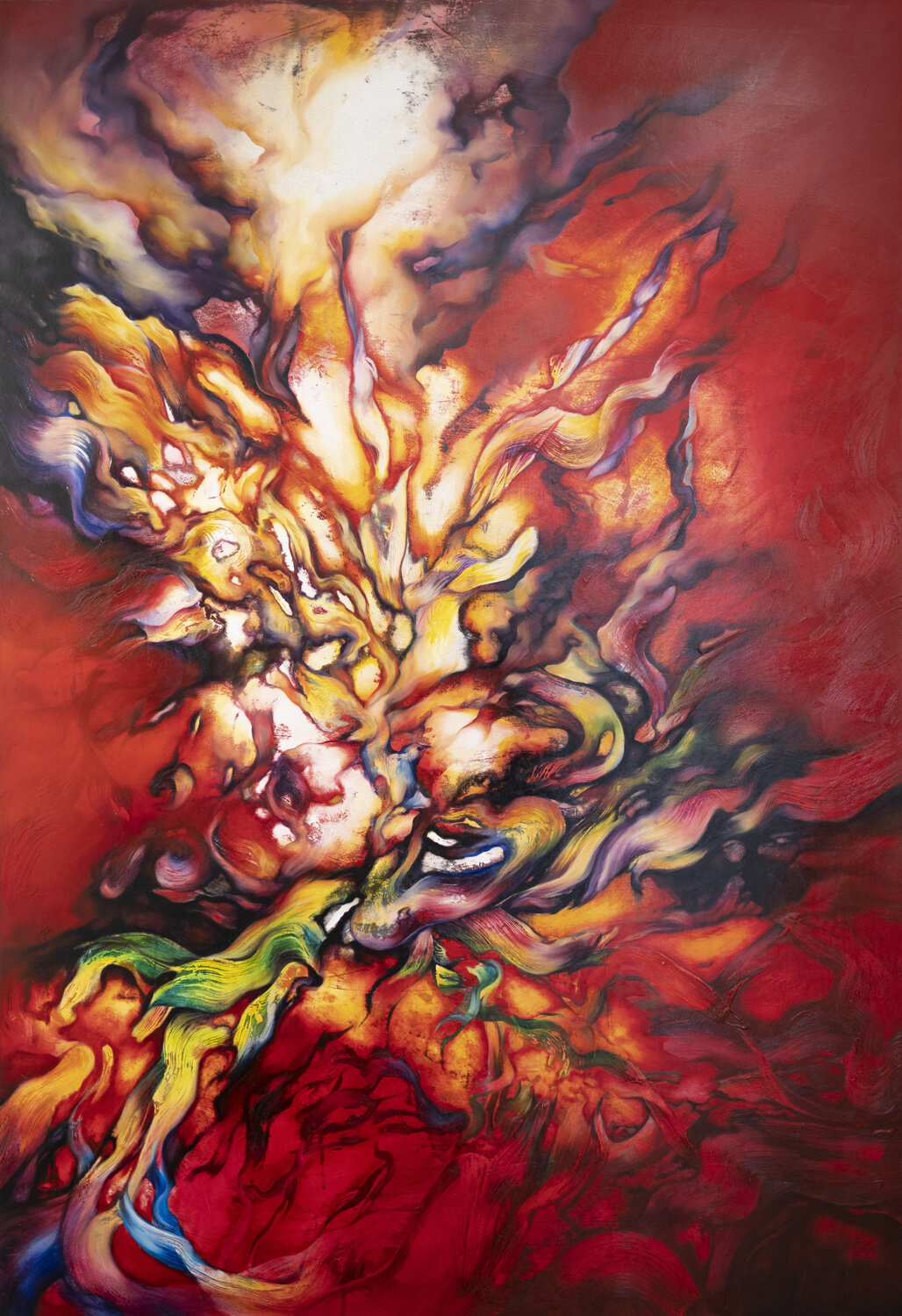 Rage Marjan Fahimi Original painting for sale