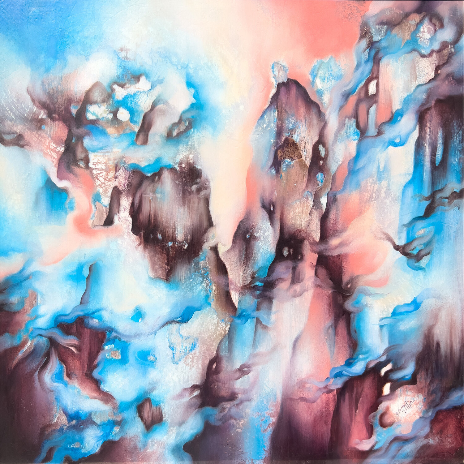 Mountains Marjan Fahimi Original painting for sale
