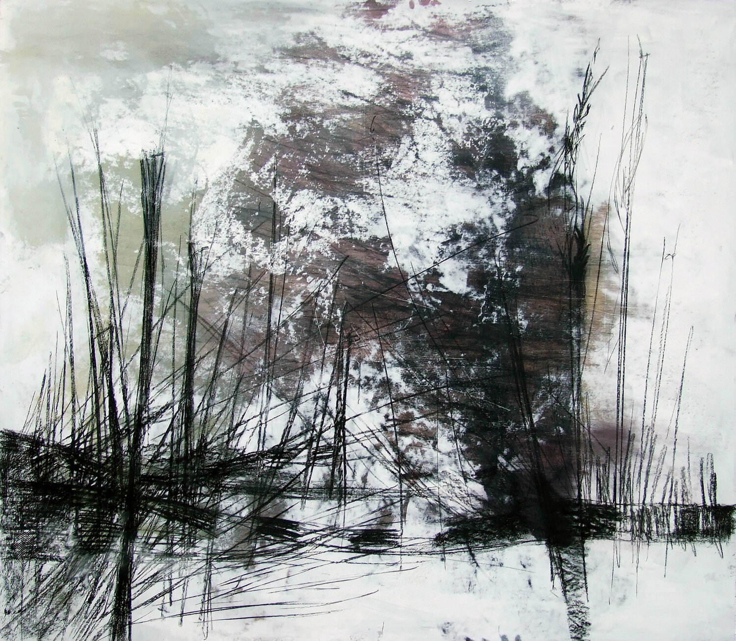 Spighe III Marjan Fahimi Original painting for sale