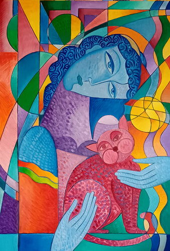 Lovely Touch by Van Hovak, Painting for Sale on Select