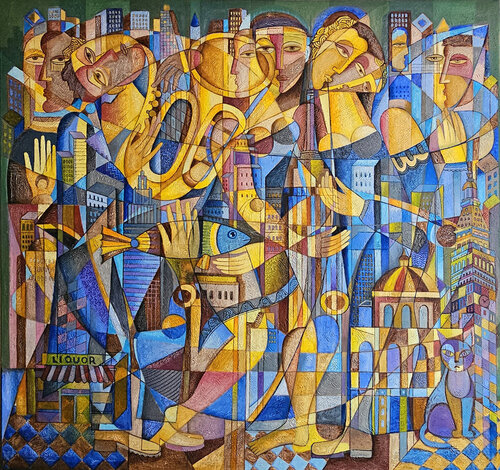 New York by Van Hovak, Painting for Sale on Select