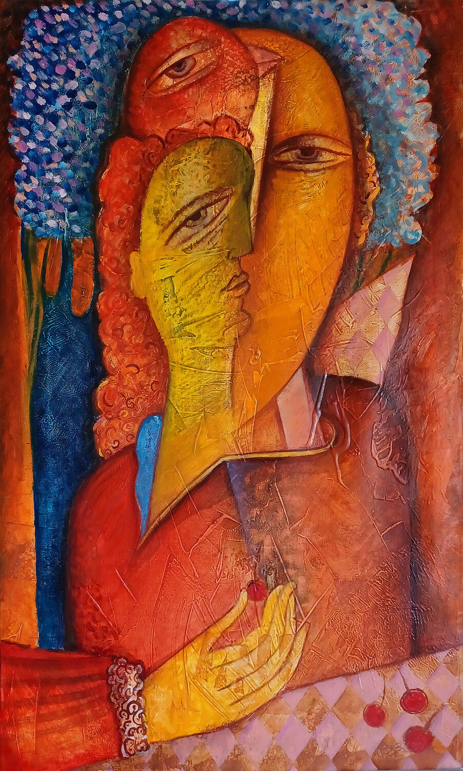 In the Garden Van Hovak Original painting for sale