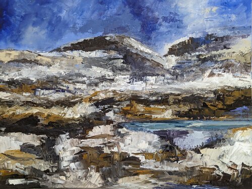 Rivière Athabaska by Nicole Caron, Painting for Sale on Select