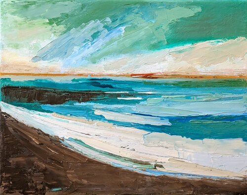 Sands of time by Nicole Caron, Painting for Sale on Select