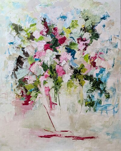 Les fleurs by Nicole Caron, Painting for Sale on Select